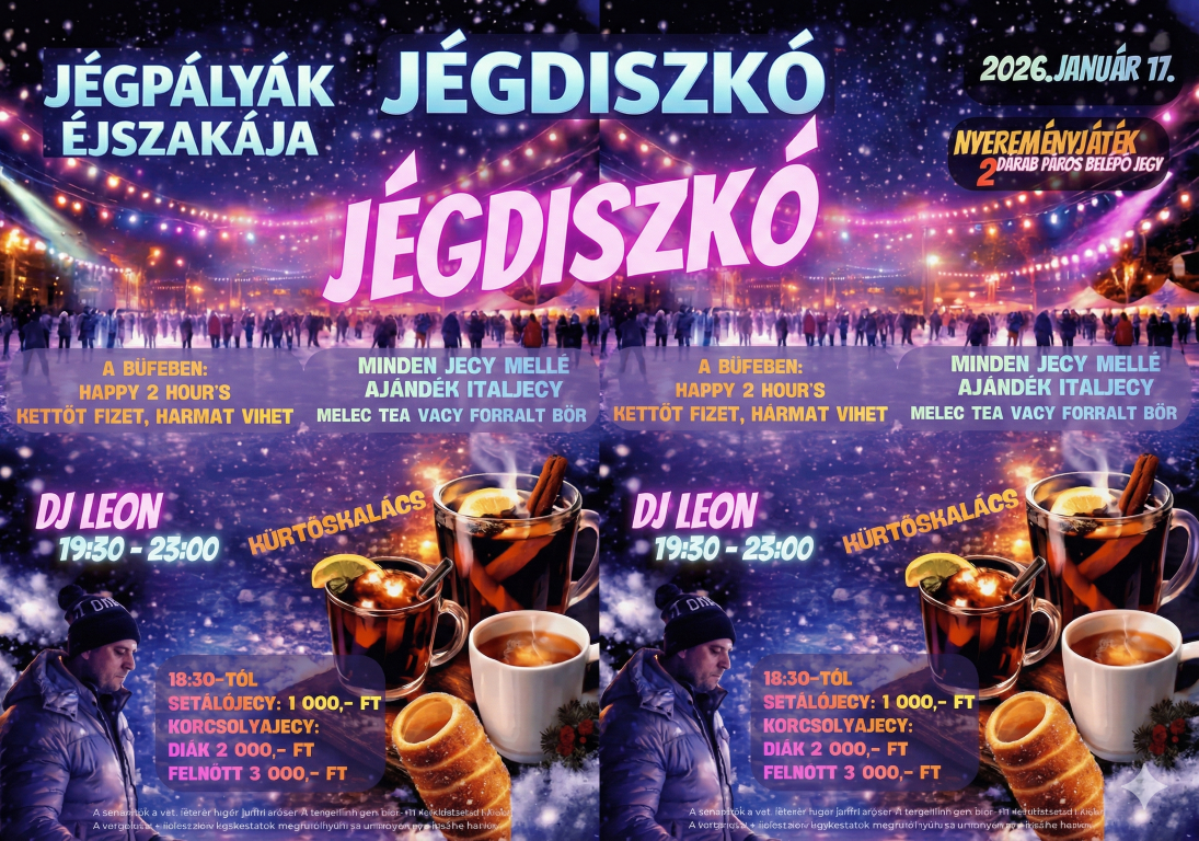 Bulizz a jégen! Jön a Jégpályák Éjszakája és a hatalmas Jégdiszkó